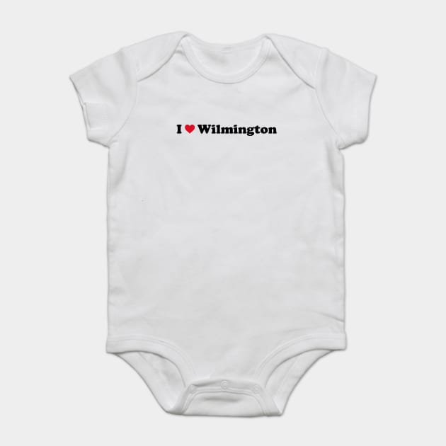 I Love Wilmington Baby Bodysuit by Novel_Designs